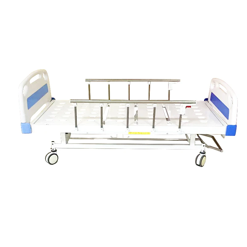 Wholesale Fold 3 Crank Emergency Medical Equipments Icu 2 Cranks 3 Functions 5-Function Manual Prices Hospital Bed For Sale