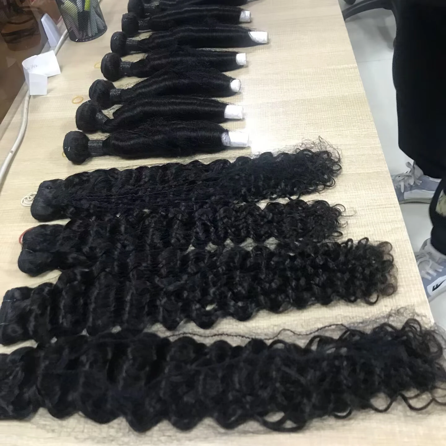 100% натуральные двойные Человеческие волосы Remy прямые продажи с фабрики