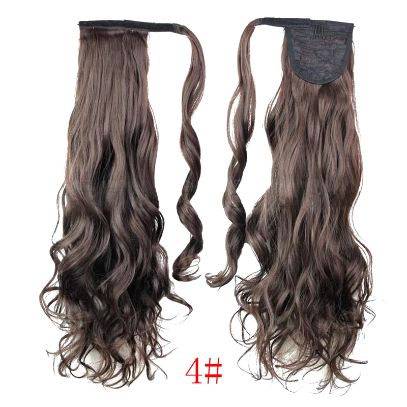 top popular magic tape  multi color synthetic hair extension with 24 inches