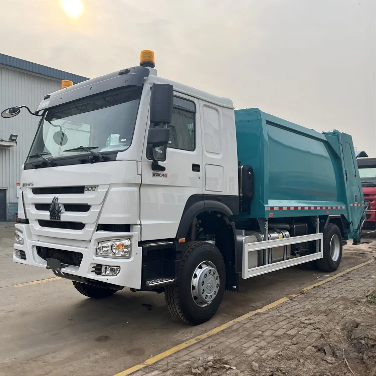 Мусоровоз 5-10 тонн большегрузный Грузовик Sinotruk HOWO Euro 3 4x2 уплотнитель мусора для уборки