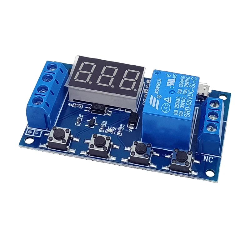 One-way relay module Delay power off Disconnect Trigger delay Cycle timing circuit switch