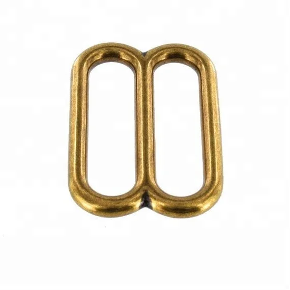 Bags Swimwear Metal Adjustable Buckle 12mm Bra Strap Silver Alloy Rings And Sliders For Bag Shoulder Strap