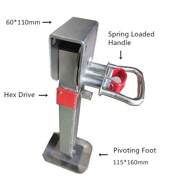 Heavy Duty Drop-leg Trailer Jacks Aussie-style Corner Steadies Trailer Rear Stabilizer Legs