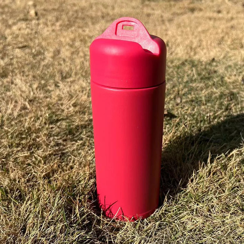 280ml 350ml stainless steel office water bottle with phone holder