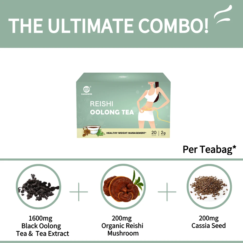 Hot Sale China   Herbal Reishi ganoderma Oolong  tea Green Tea Bag