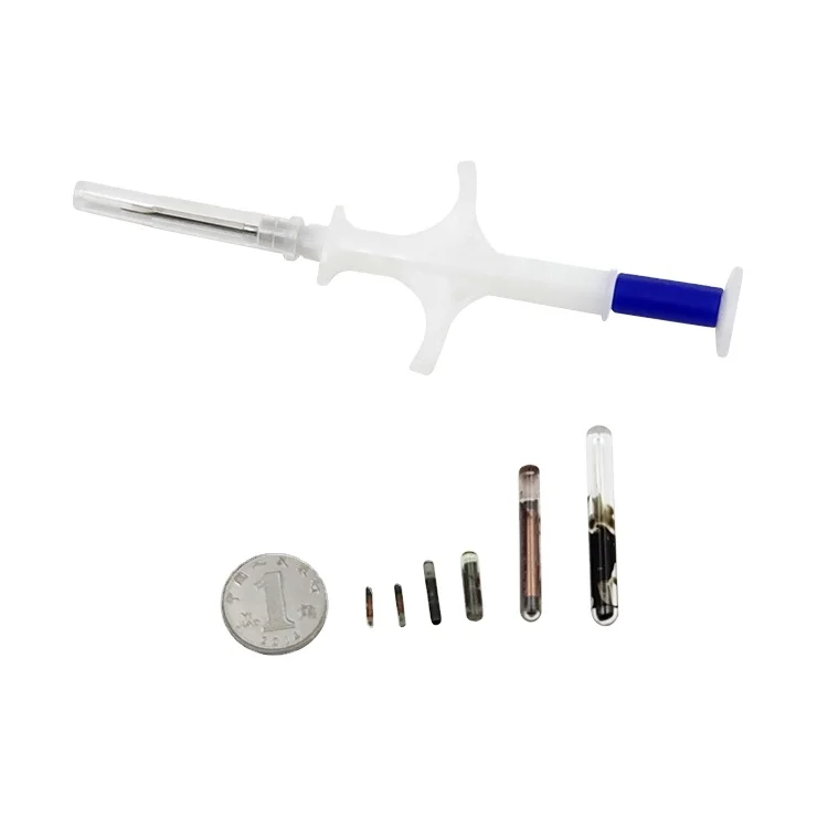 RAFID Transponders Dog Microchip 125khz Animal ID RFID Glass Tag for Animal Tracking