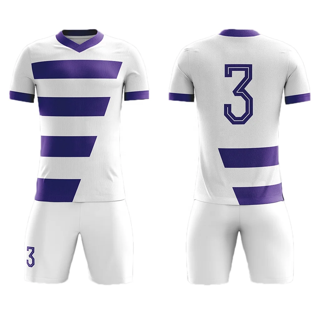 green white Custom Printing Adult Soccer Jersey Set Football Men Training Uniforms Set Foot Team Customized Jersey