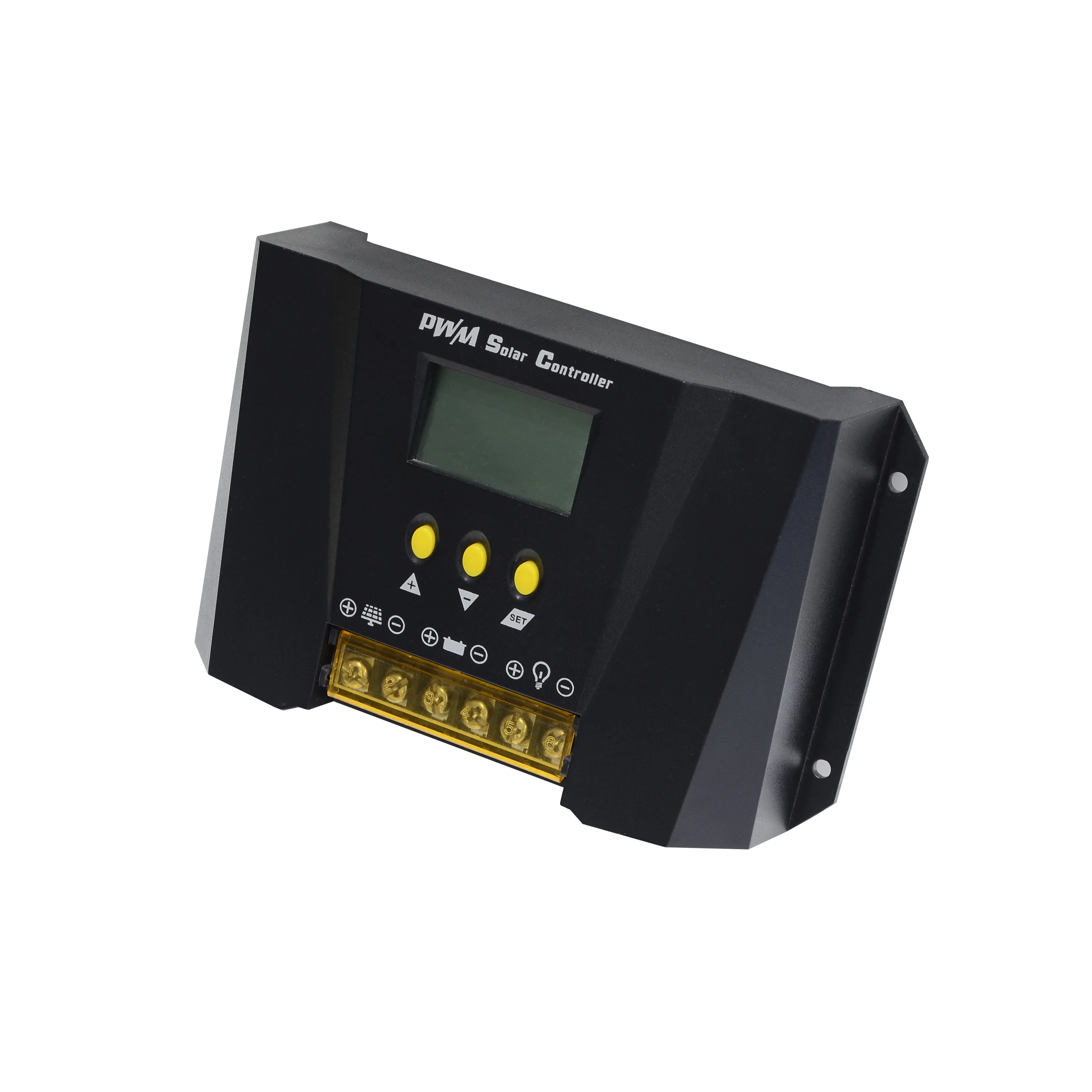 5A-60A 12v/24v/48v waterproof PWM/MPPT solar charge controller with aluminium outer