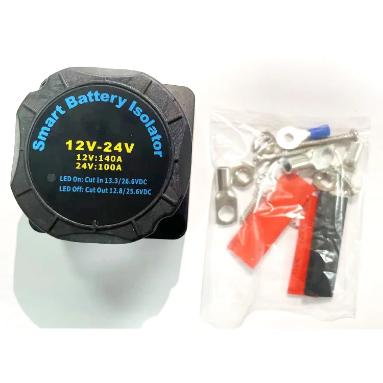 Умный двойной изолятор аккумулятора 140A 12 В чувствительное реле напряжения для морского автомобиля квадроцикла UTV RV лодки VSR