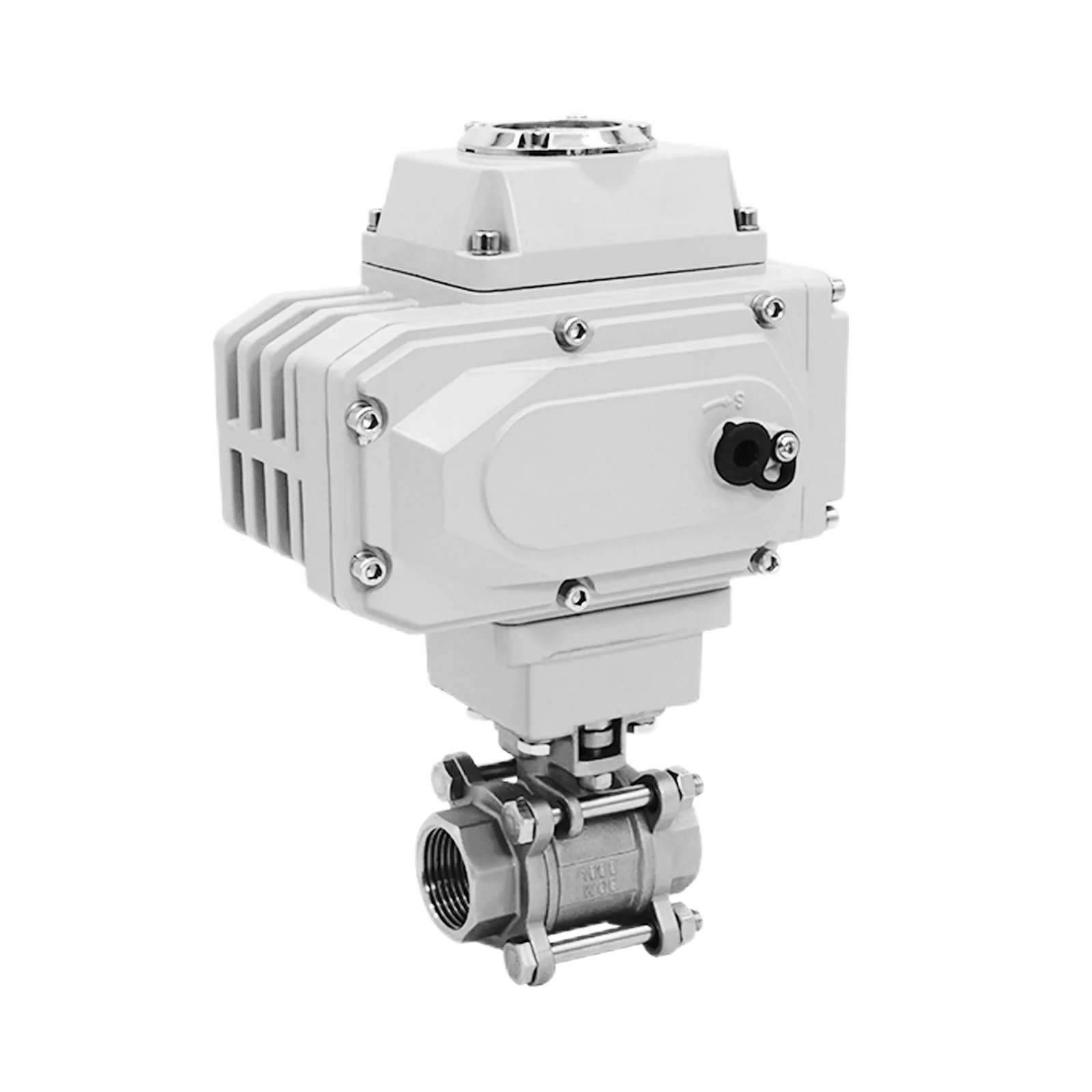 Stainless Steel With Electric 2-Way Motorization Sanitary Ss Motorized Ball Valve