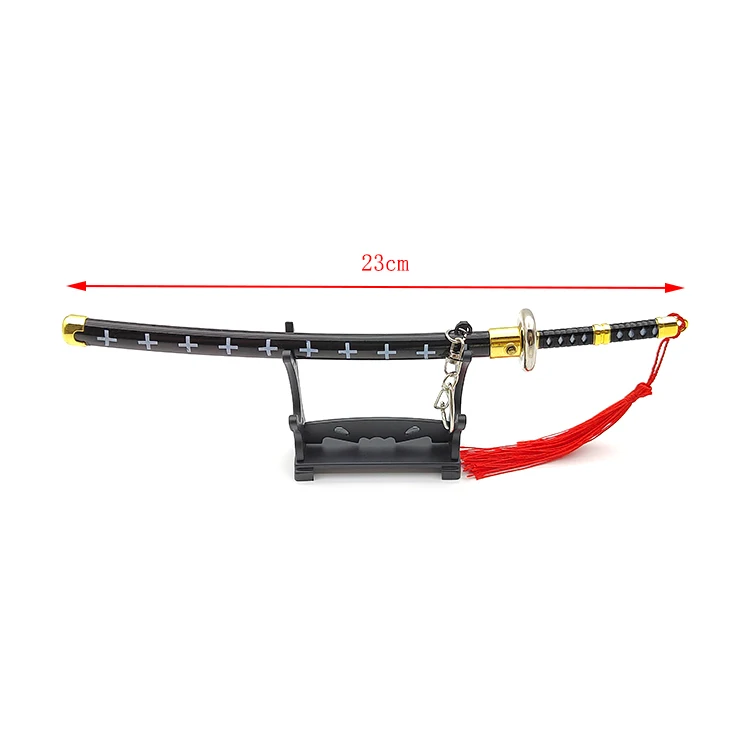 Custom Toy Sword Model mini katana bleach sword keychain For Trafalgar law one piece nodachi shinobi