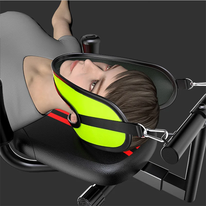 Lying Flat Leg Back Neck Cervical  Traction Device Pain Exercise Therapy Bench Inversion Boots Table Innovative Stretcher