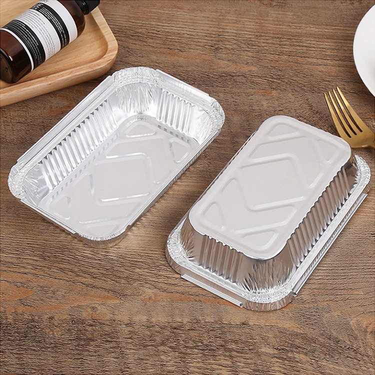 410ml disposable aluminum foil baking container baking tray takeaway food container