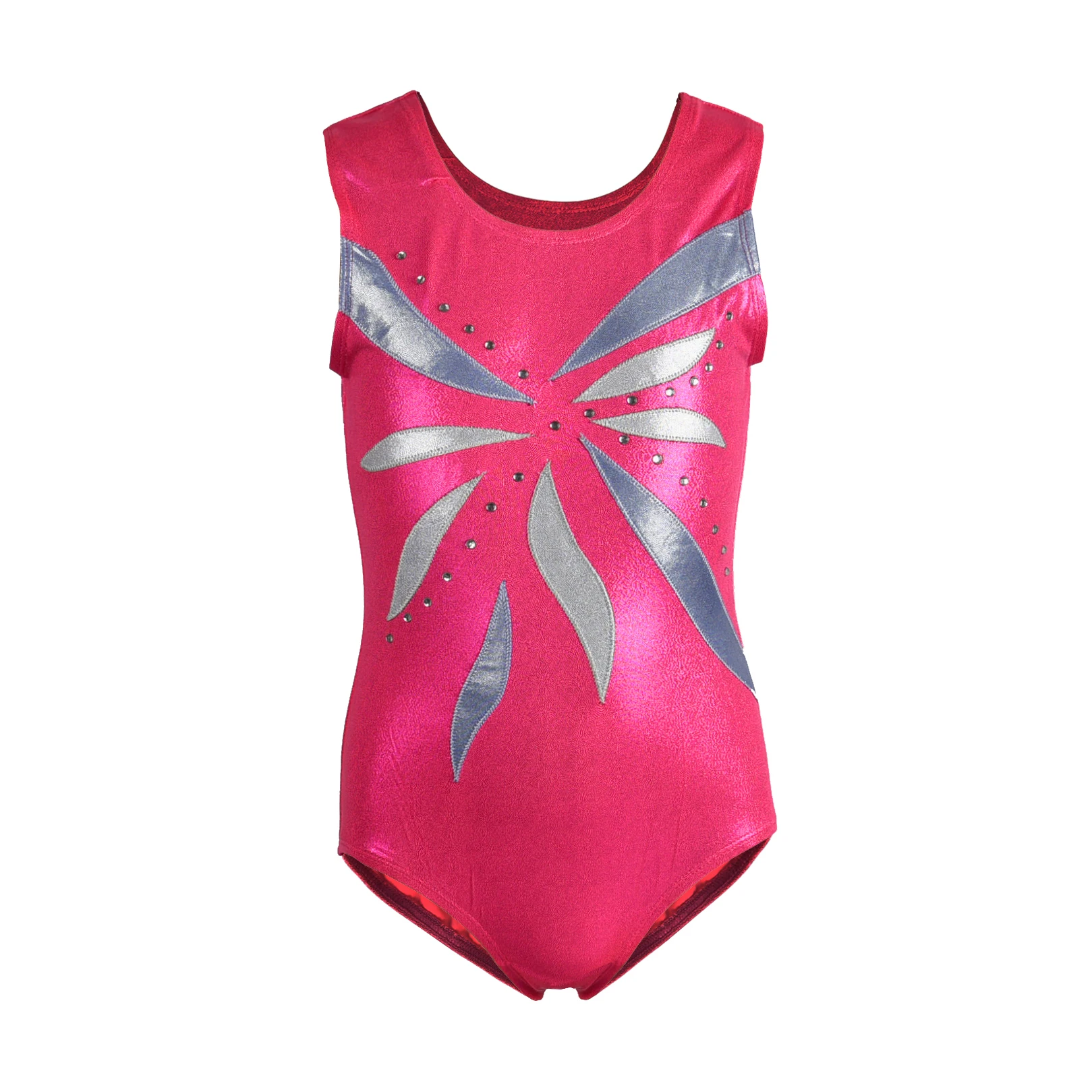 
wholesale Baby girls Ballet Leotards Shining Dancewear Sleeveless rhythmic Gymnastics Leotards for girls 