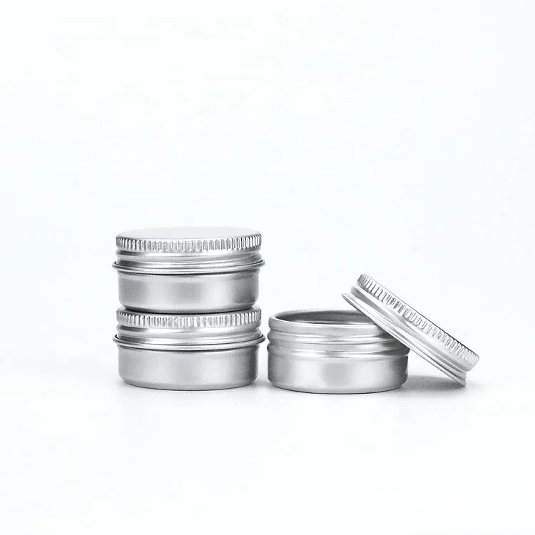 Wholesale custom container 10g aluminum candle jar with lid