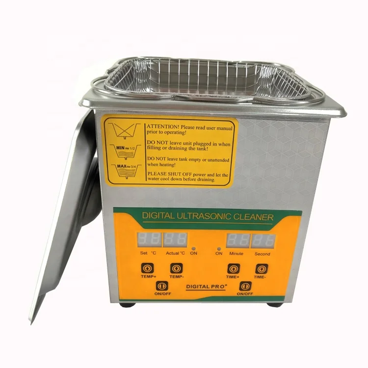 2L цифровой таймер портативный ультразвуковой очиститель автоматическая ультразвуковая вибрационная Очистительная Машина с