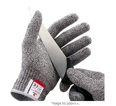 BYS Anti-cut Gloves Safety Cut Proof Stab Resistant Stainless Steel Wire Metal Mesh Kitchen Butcher Cut-Resistant Safety Gloves