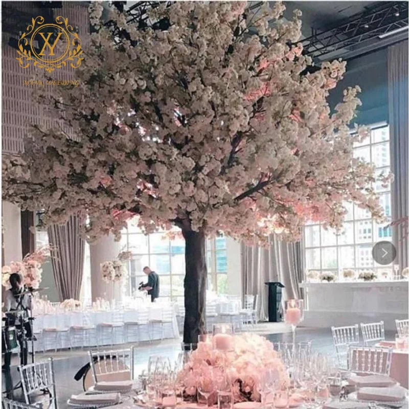 Cherri Cherry Blossom Tree Wedding Table Centerpiece Tree Indoor 5ft White Pink Artificial Branches Flowers Flores