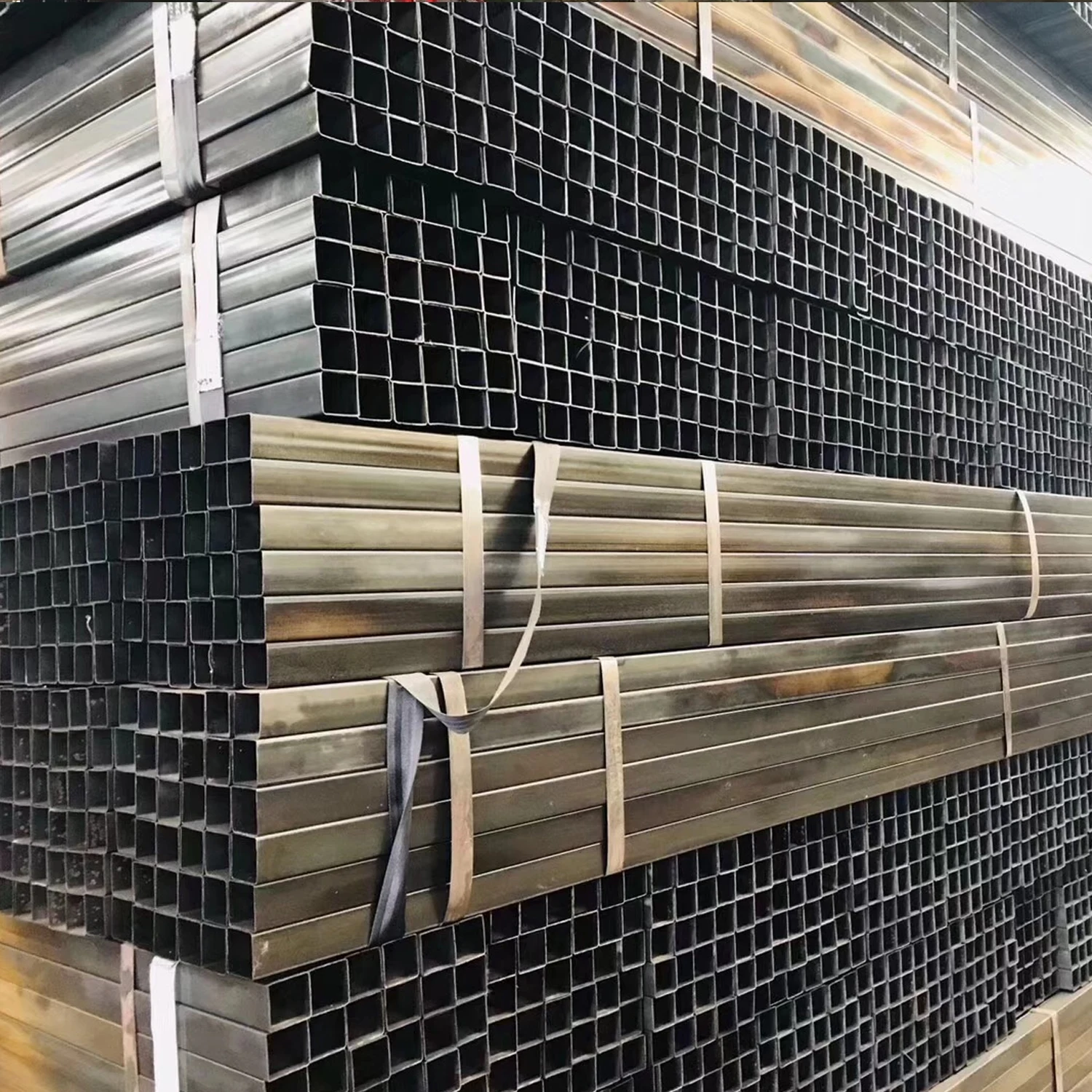 Rhs Hollow Section Rectangular Zinc Coating Gi Iron Tube ASTM A500 A36 Structural Shs Ms Square Tube Galvanized Steel Pipe