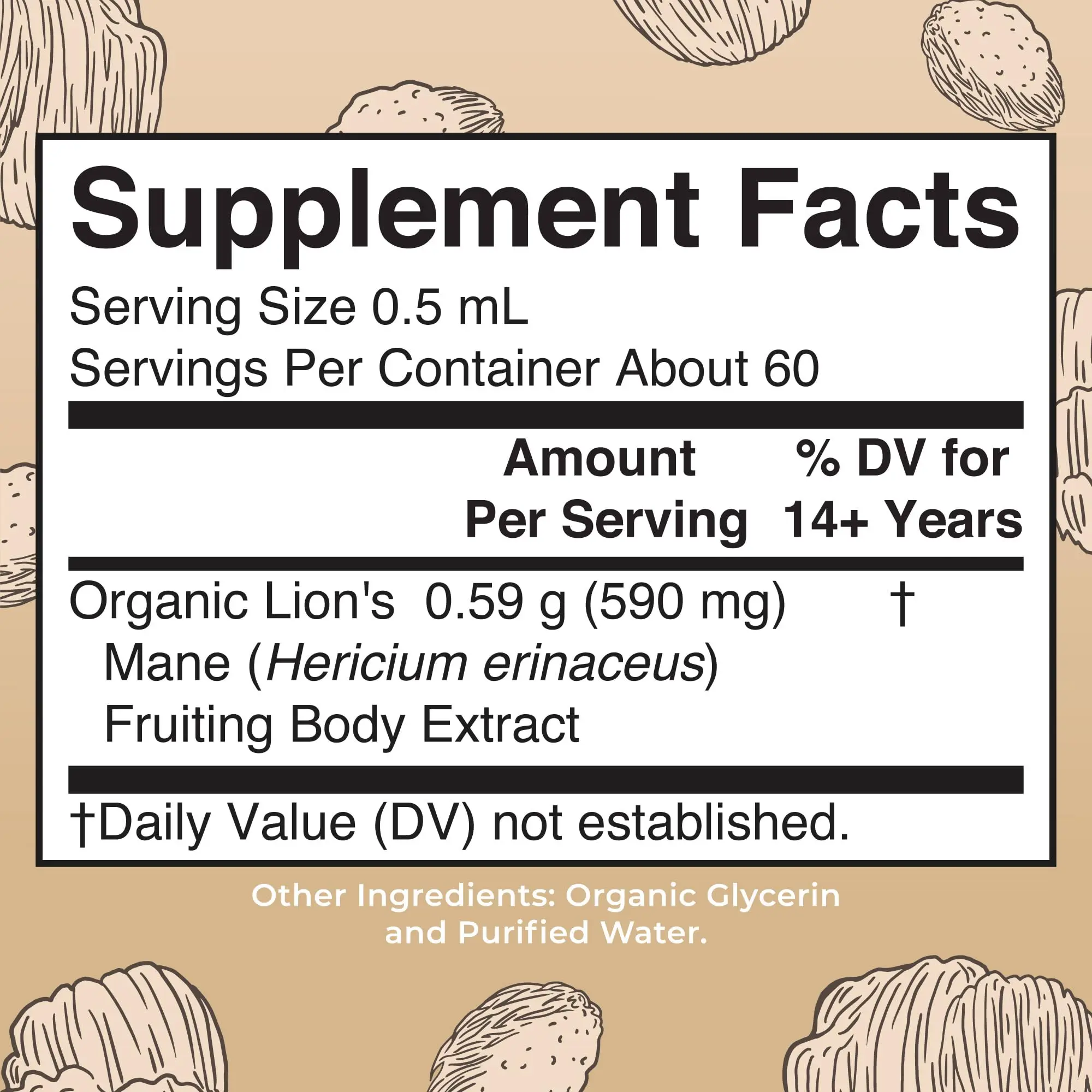 Lions Mane Drop For Antibiotic-free GMP-Quality Assured Facilities Gluten-free recipes Non-meat