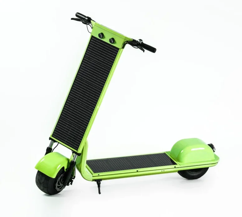 350w Solar Panels mobility foldable adults self-balancing electric solar powered scooters with sea Anti-impact Waterproof