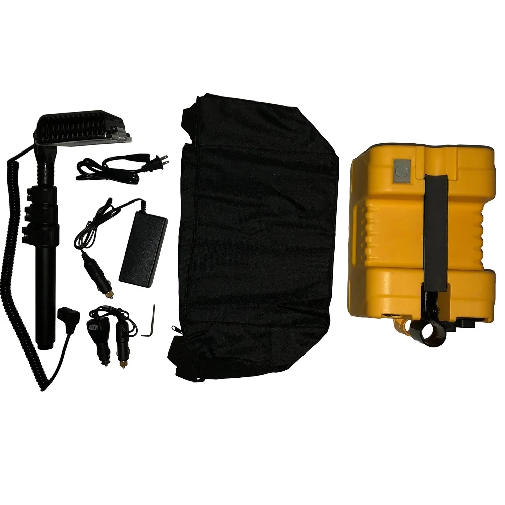 Hot Sales 72W Portable Led Remote Area Lighting Rechargeable Led Area Work Light High/Middle/Low/SOS Switch