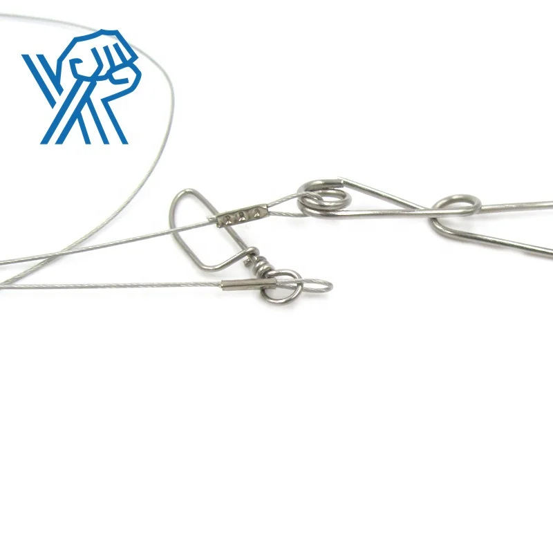 Eco-friendly stainless steel sling safety steel cable with terminal for led and lamp