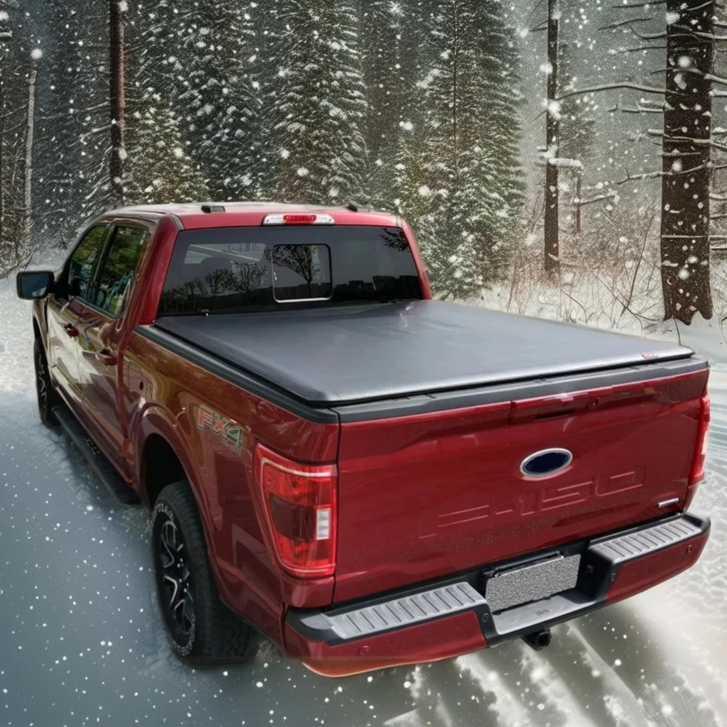 High quality Car Accessories Waterproof Pickup Truck Bed Cover OEM Soft Type Roll Up Tonneau Cover For Jeep Gladiator