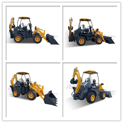 MAXTONE MT10-50 Mini Small Backhoe Loader Front End Small Micro Mini Wheel Loader Machine Compact Wheel Loader Hydraulic Motor