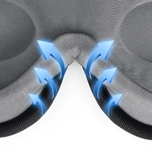 3D Headphones Blue tooth Wireless music Eye Mask With Mic Assist Sleep artifact For Side Improve Sleepers Travel Call And Music