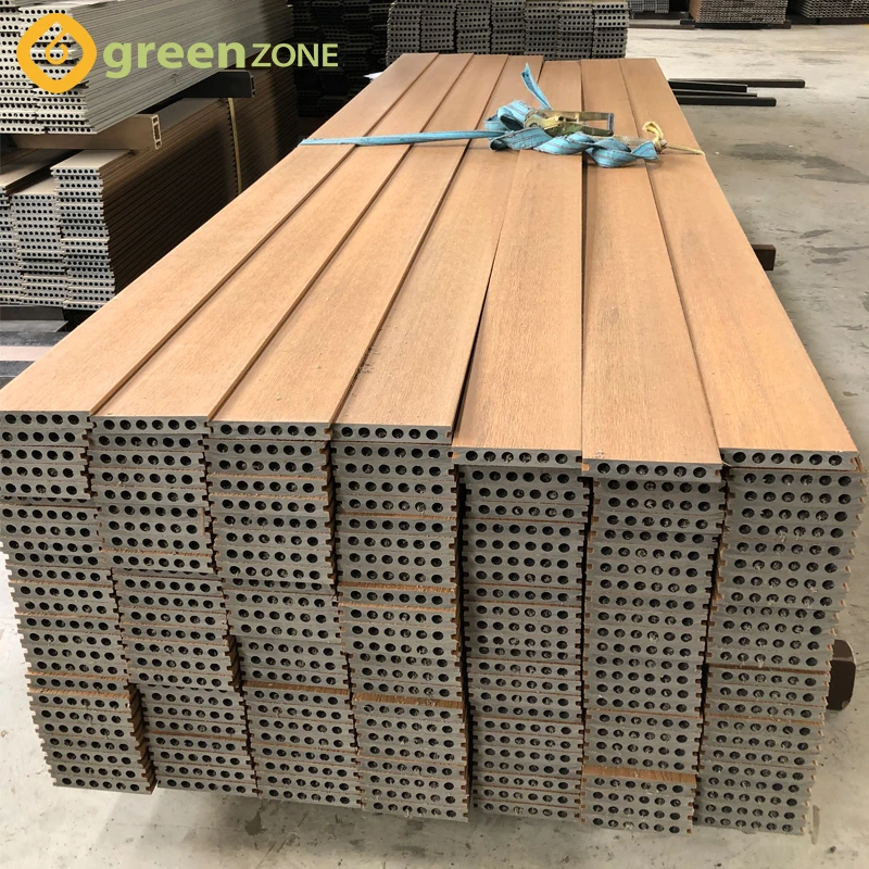 uv resistant decor hollow outside outdoor stairs synthetic wood outdoor deck decking