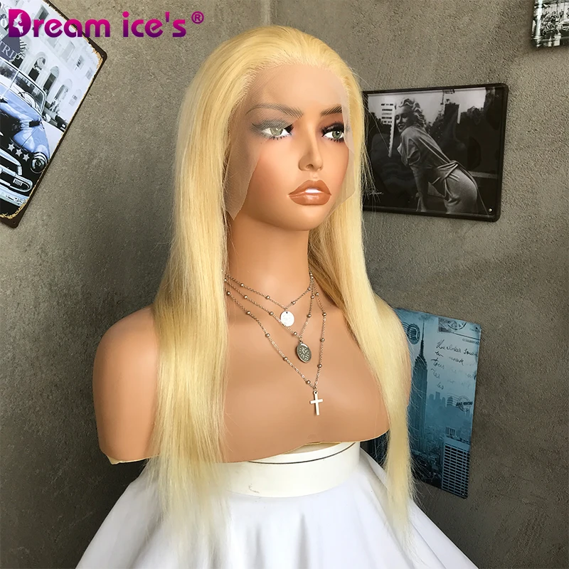 Wholesale 613 Hd Transparent Full Lace Wigs 100 Virgin Peruvian Straight Human Hair Dubai 13x6 Lace Frontal Wig With Baby Hair