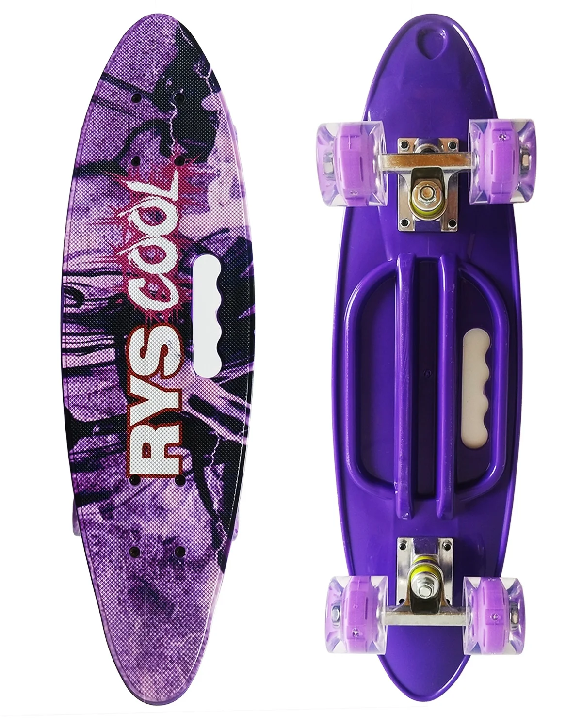New design pp deck customize complete 24 inch mini plastic twist skateboard with 4 wheels