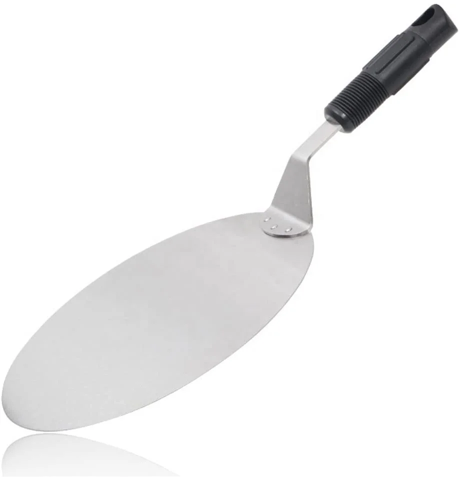 Secure Grip Handle Pizza Peel Baking Tools,Paddle Round Cake Shovel for baking Homemade Pizza