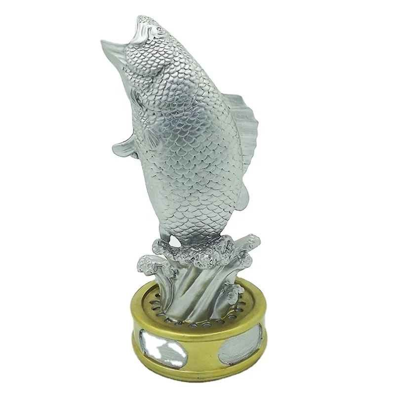 Fish Sculpture Resin Trophy