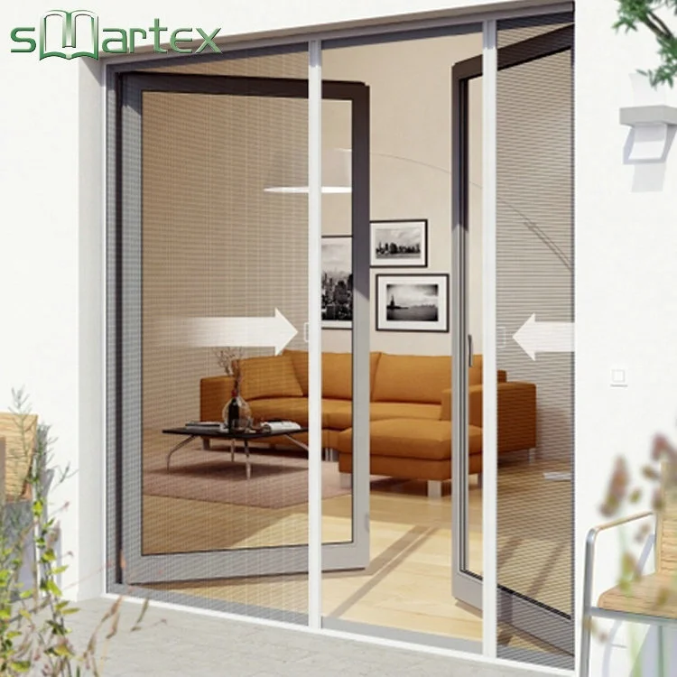 Good Price Customized Retractable Screen Sliding Roll Up Mosquito Net Durable Mesh Roller Fly Screen Door