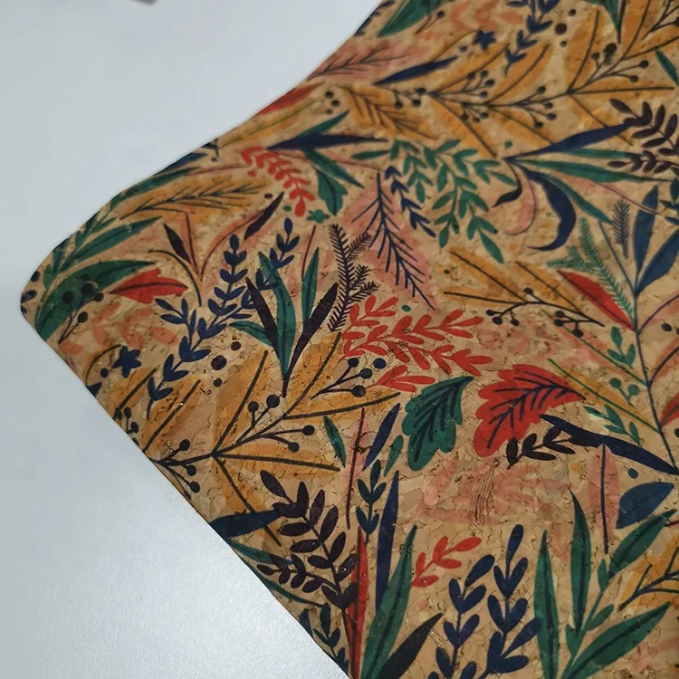 ECO-friendly high quality new product Powerful colorful  printed Natural cork sheet roll
