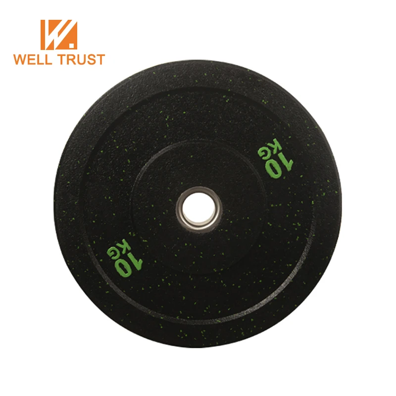  Комплект бамперных пластин WellTrust для продажи цветные высокотемпературные бамперные пластины резиновые бамперы