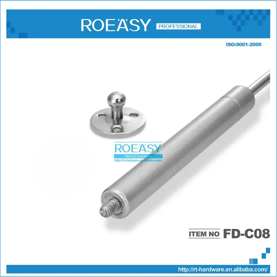 ROEASY FD-C08 furniture hardware hydraulic pneumatic lift stay gas spring strut for cabinet door