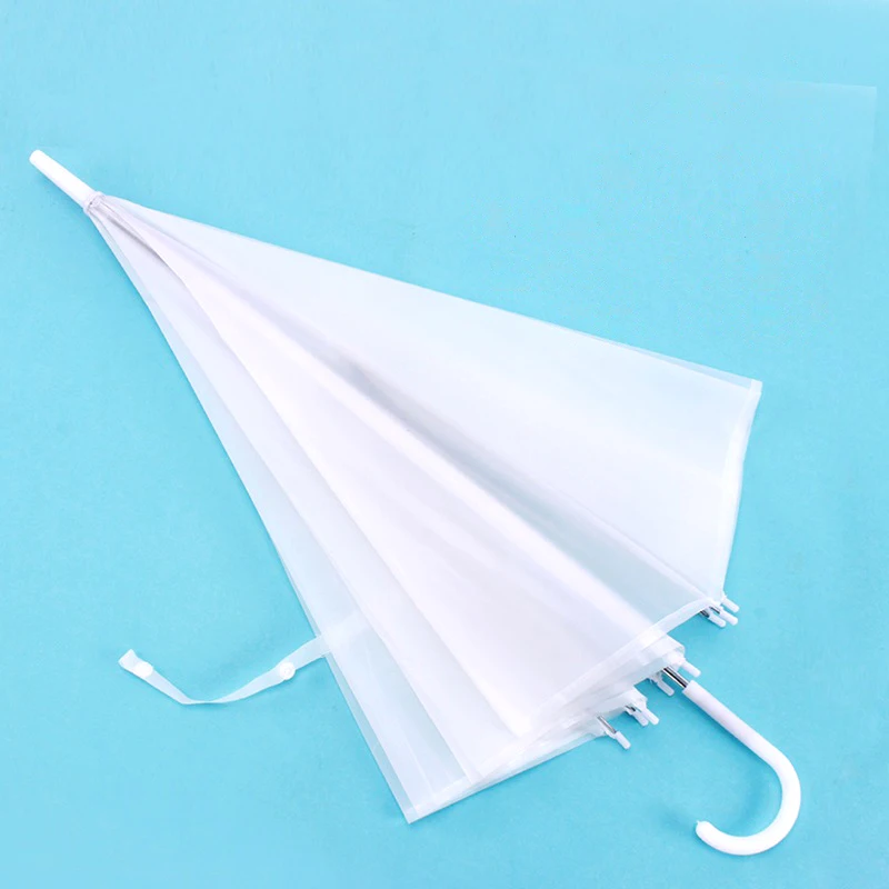 OEM umbrella portable manufacturer environmental transparent POE plastic umbrella
