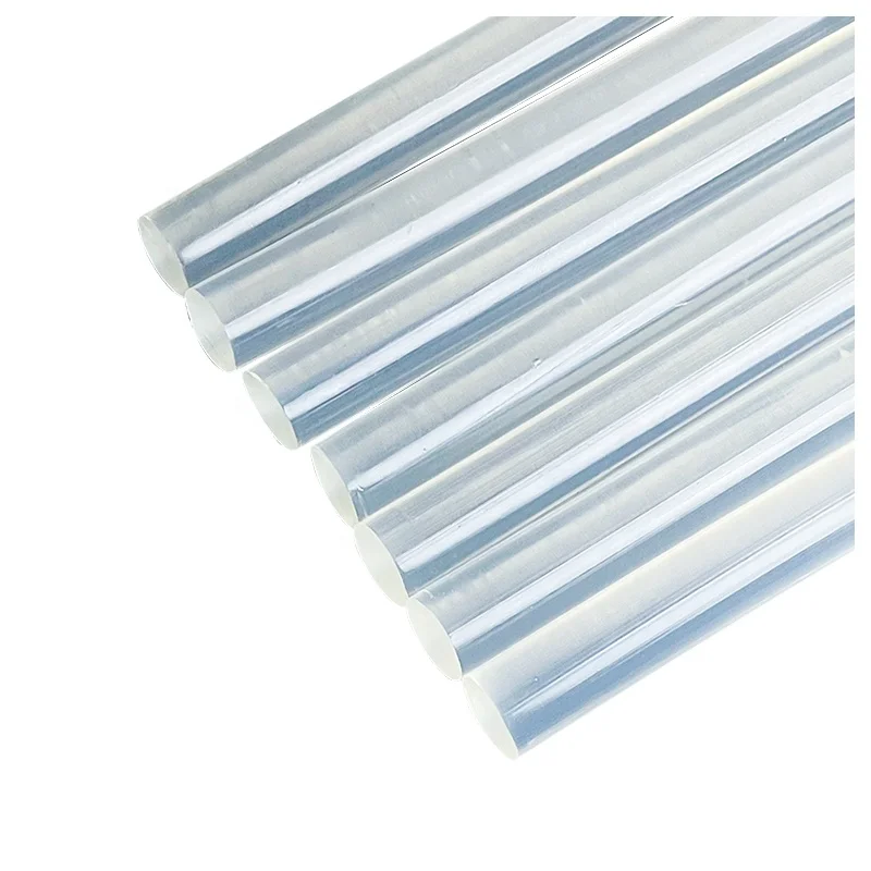 China Factory Direct Supply High viscosity Clear Transparent Hot melt glue sticks silicone barred glue for craft and DIY