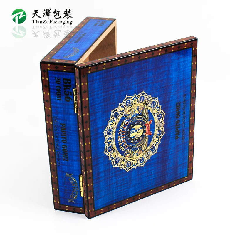 Manufacturers Customized High Quality Wooden Gift Box Display Cigar Wood Box Humidor Cabinet Cigar Case