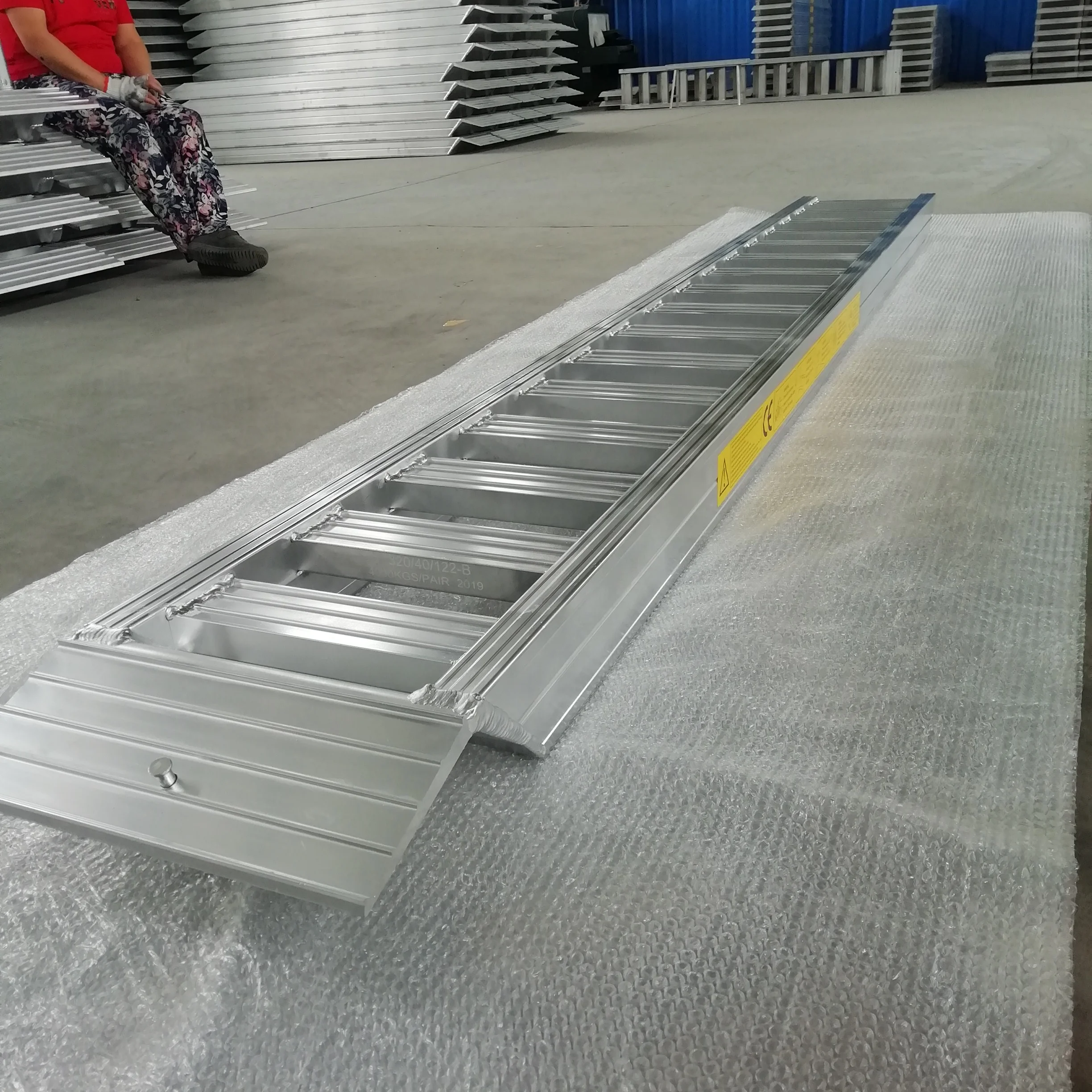 3.5 meter aluminum loading ramps aluminum ramps for excavators