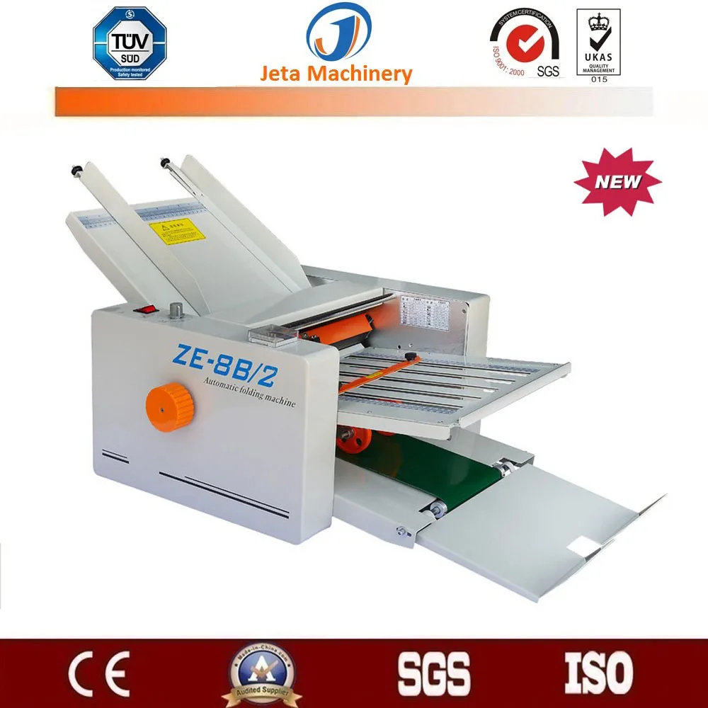[JT-ZE-8B/2]CE Certificate Brochure Paper Folder Machine Automatic Booklet Envelope Paper Folding Machine