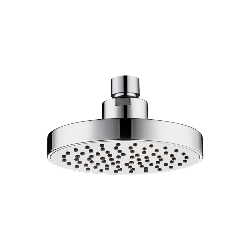 High Quality Wholesale round Overhead Rain Shower Head Bathroom Good Chrome ABS Plastic High Pressure for Hotels