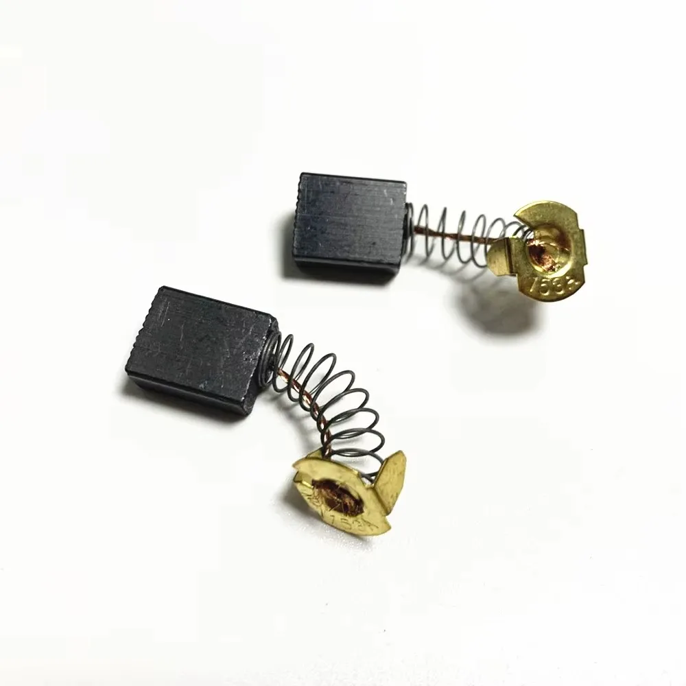 Customized wiper motor spring carbon brush car wash pump lawn mower carbon brush