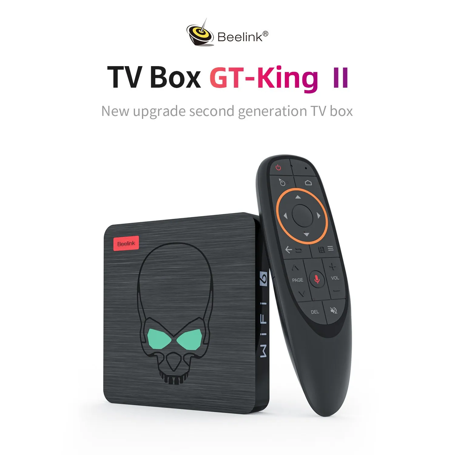 Beelink GT King II WiFi 6 Android 11.0 TV BOX Amlogic A311D2 Octa Core LPDDR4 8GB 64GB Support 4K 60fps 1000M USB3.0 Set Top Box