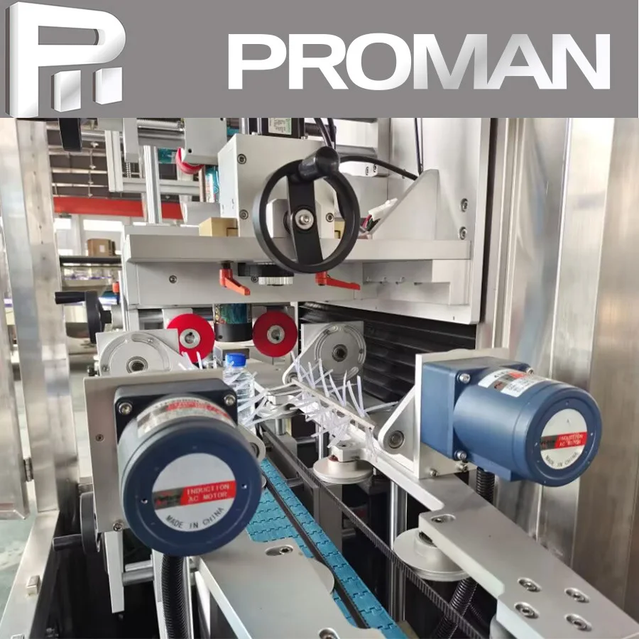 Full Automatic PET Bottle PVC Label Sleeve Shrink Labeling Machine with Steam Tunnel