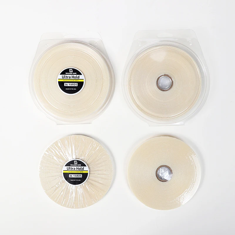 1.0 x 36yard Similar Walker tape Lace Front hair Extensions tape for white Roll in wig tape