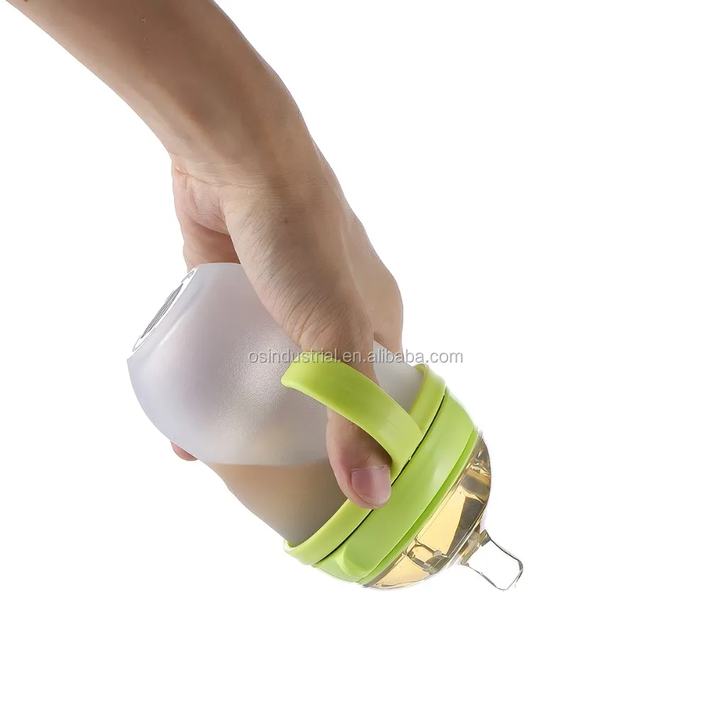 China Wholesale High Quality 250 ML Custom Silicone Baby Bottle